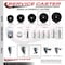 Service Caster 5 Inch Phenolic Wheel Swivel 34 Inch Threaded Stem Caster with Brake SCC SCC-TS20S514-PHR-TLB-34212 - alternate 4